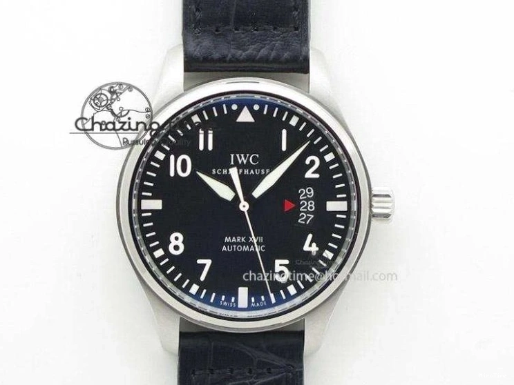 MIROTIME 0114 Big Pilot IW329701 M+F 1:1 Best Edition Black Dial on Brown Leather Strap MY RelaxedFit 7005